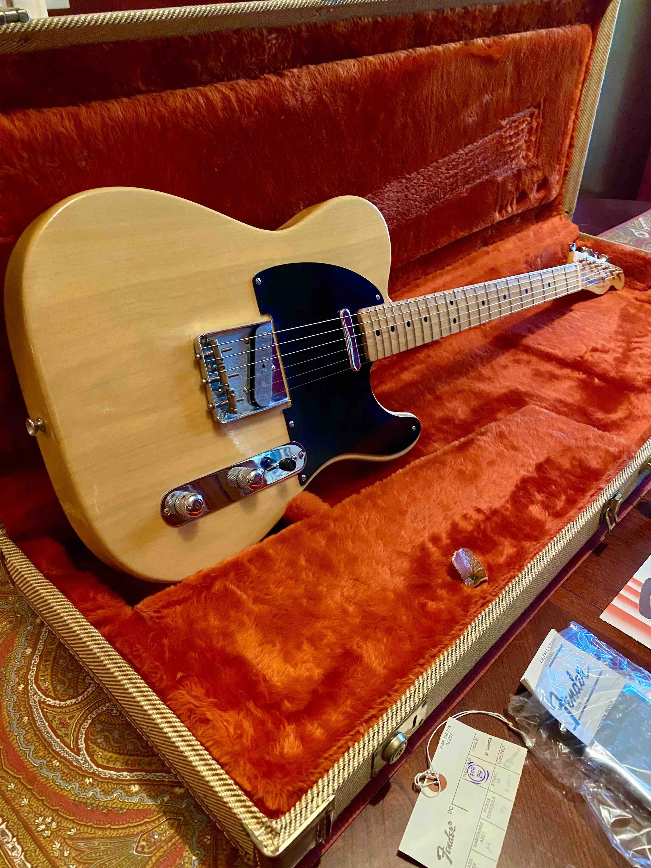 Fender Telecas American Vintage (1982製) Vintage 1982 Fender Telecaster Tele Electric Guitar Natural